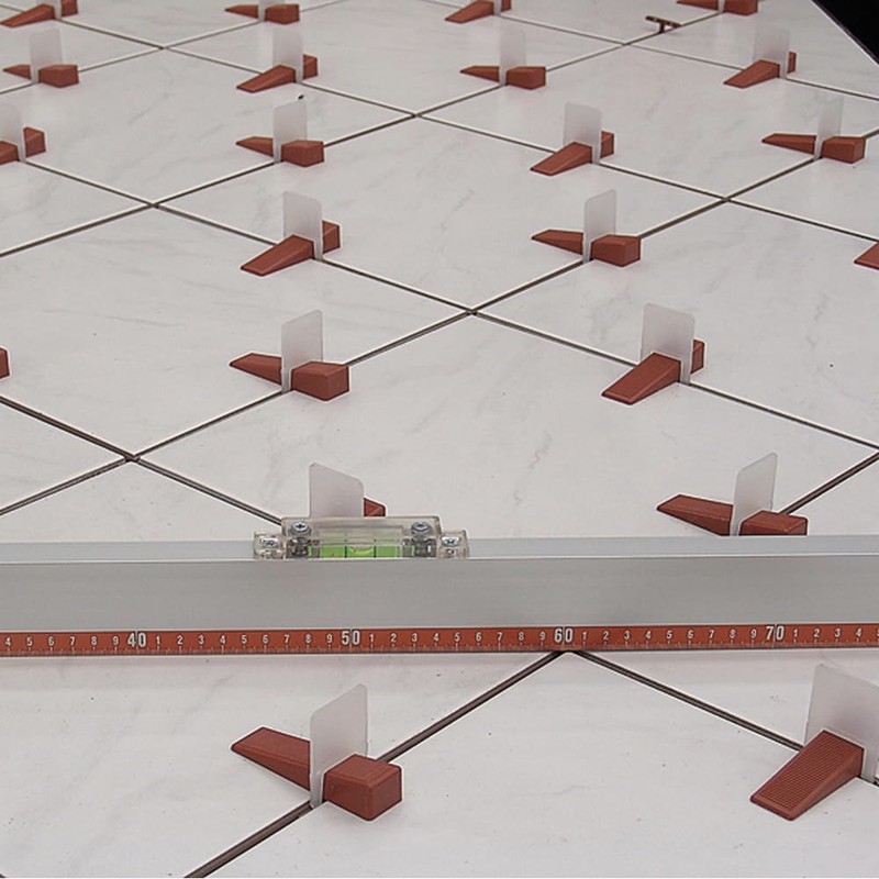 Aisamco 300 Pcs Tile Leveling Clips,Tile Spacers 1.5mm,Clips for Tile