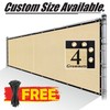 Royal Shade Custom Size 3' x 8' Beige Balcony Privacy