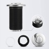 Air Activated Switch Button, Sink Top Stainless Steel Polished Push