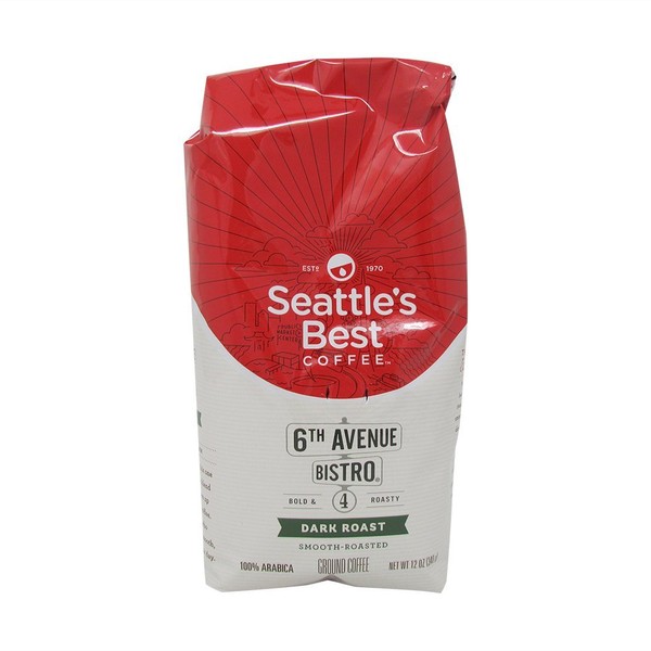 (2 Pack) Seattle's Best Coffee, Signature Blend No.4, Medium Dark & Rich, 12 oz each