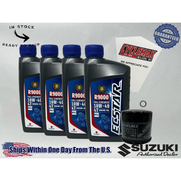 Suzuki Cyclemax FS Ecstar R9000 Oil Change Kit fits 1998-2002