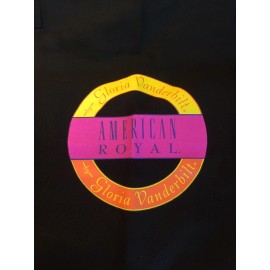 GLORIA VANDERBILT vtg American Royal Large tote bag 1980s fashion