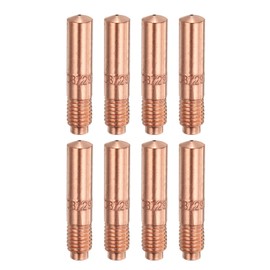 sourcing map 8pcs Mig Welder Tips 0.024" Copper MIG Welding Contact Tips 11-35(0.024") Welding Gun Replacement Accessories for Magnum 100L Mini MIG Welding Gun