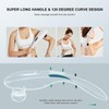 MEGAWISE Cordless Handheld Back Massager w/Rechargeable 3200mAh Battery, 5 Speed