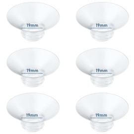 IVARONAL Flange Insert 19mm Compatible with Momcozy M5 M6 Breast Pump Replacement Accessories,M5/M6 Flange Inserts Replacement Parts,6 Piece Set (6PC-19mm）