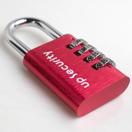 UP Security Gym Locker Lock, 4 Digit Combination Lock Outdoor Use, Storage Unit, Weatherproof Padlock Combination, Combo Padlock for School Locker, Gate, Door Hasp, Shed, Outdoor Fence, Travel Candado