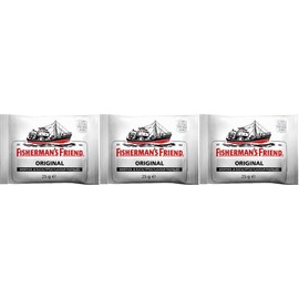 SÖPÖSÖPÖ Fisherman's Friend Original Pastilles 3 Pack of 25g Pack (SOPOSOPO)