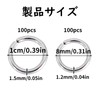 BEAUTY PLAYER Marukan Ring Diameter 0.6 inch (15 mm), Wire