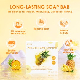 2 PCS Yoni Soap Bars Feminine Wash, Organic Yoni Bar for Women Ph Balance