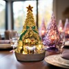hvfun 13in Large Christmas Tree Music Box-with Color Changing Light