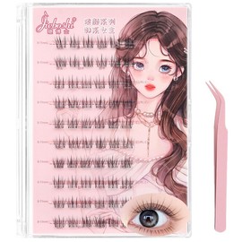 MAEXUS Part False Eyelashes, No Glue, 60 Bundles, No Glue, No Glue, 3D False Eyelashes, No Glue, No Glue, 1 Second Eyelashes, Beginner, 3D False Eyelashes, Cute, Natural Bundle, Popular, Eye Makeup