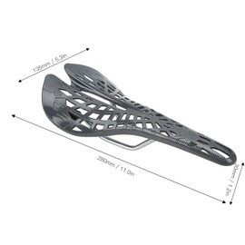 SUNGOOYUE Bicycle Hollow Seat Saddle, Carbon Fiber Ergonomic Breathable Ultralight Hollow Bike Saddle for Cycling