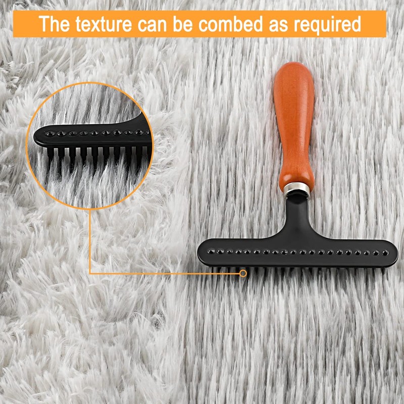 Astfys Hand Held Carpet Rake, Making Carpets Fluffy Again, Clean