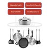 Sorbus® Pot and Pan Rack for Ceiling with Hooks —