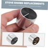 TEHAUX Stove Knob Replacement Button 3pcs Gas Stove Knobs Easy