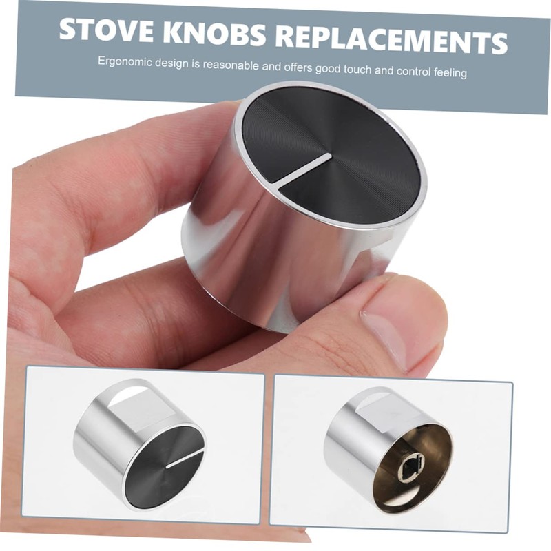 TEHAUX Stove Knob Replacement Button 3pcs Gas Stove Knobs Easy