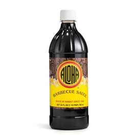 Aloha Shoyu - Hawaiian Style Barbecue Sauce - Zesty and Sweet Taste - Made in Hawaii - 24 oz. Bottle