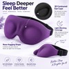 3D Sleep Eye Mask for Light Blocking – Contoured Night