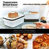 TUPPERWARE BrotMax 2 weiß schwarz Brotkasten Brotwächter Brot Max Kasten