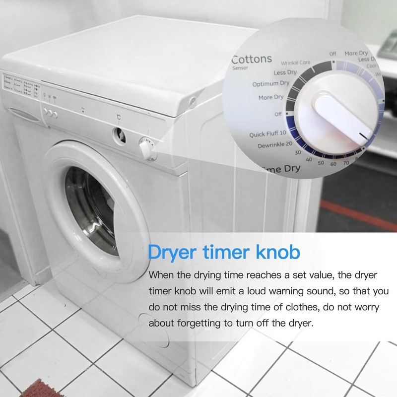 Performance Dryer Control Knob Suitable for Hotpoint GE GTX22EASK0WW, GTX22GASK0WW,