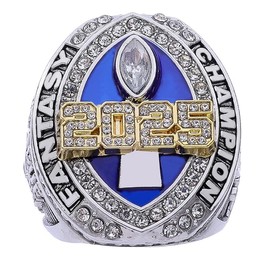 2025 Fantasy Football Championship Ring Trophy Award for Fantasy Football League Winner (9, 8)