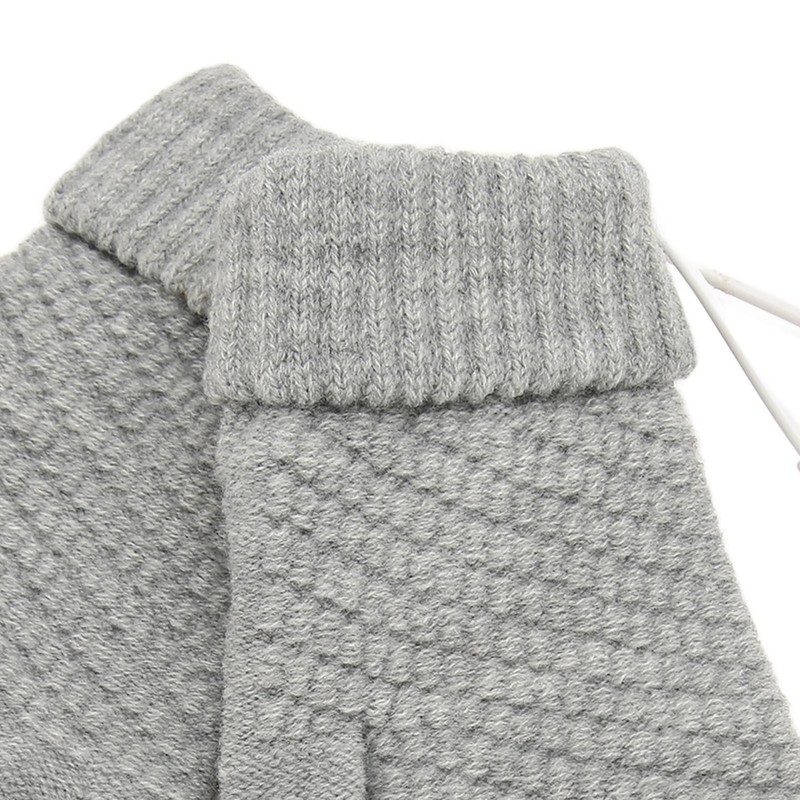 USB Heated Gloves Thicken Detachable Electronic Warming Knitted Gloves for