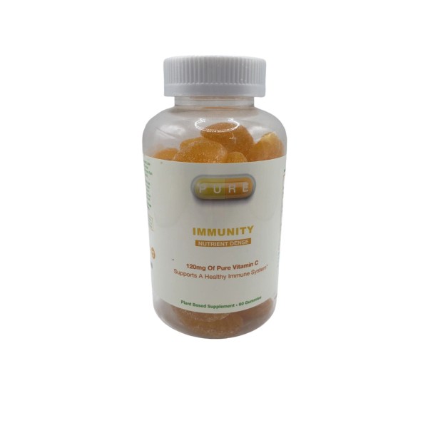 PURE Immunity Nutrient Dense Vitamin C 60 Gummies free shipping