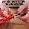 4 Pcs Crawfish Peeler Tool, Stainless Steel Crawfish Tail Remover