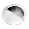 2pcs Stainless Steel Sliding Door Pull Handle Flush Recessed Circular