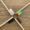 Cepillos de Dientes de Bambú Biodegradables con Cerdas Suaves Multicolores