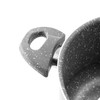 Zanetti - Rare stone, non-stick aluminium saucepan, stone look, soft