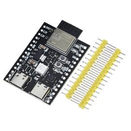 Hailege ESP32-C3 Dual Type-C Development Board ESP32-C3-DevKitM-1 Core Board ESP32-C3-MINI-1 ESP32-C3FN4 2.4G WiFi + Bluetooth 5.0 (LE)