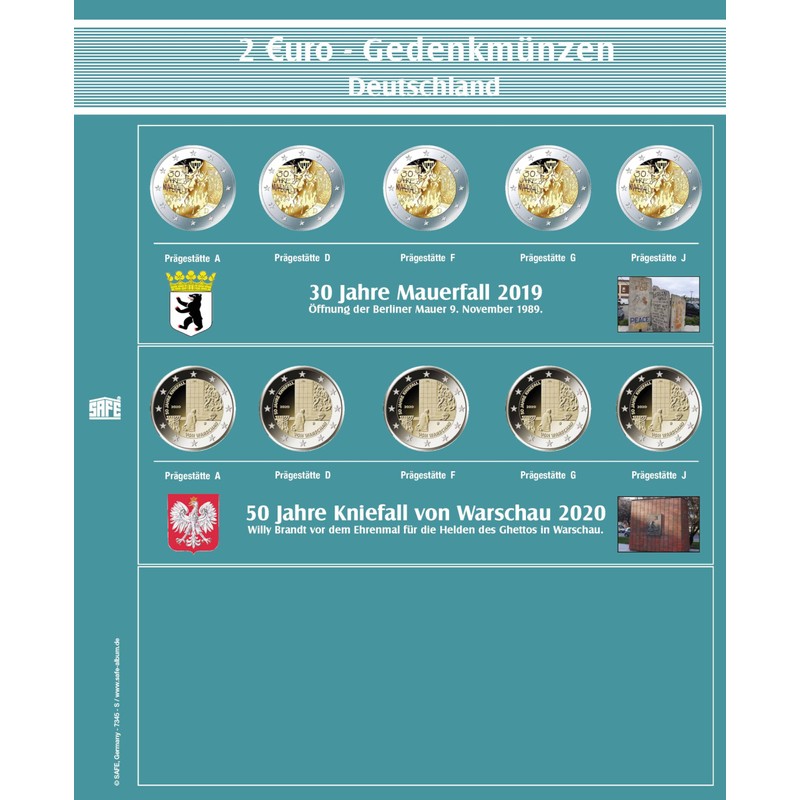 Premium-Münzalbum 2 Euro Deutsche Bundesländer