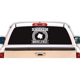 Morelos Decal Sticker Mexican Heritage Vinyl Stickers para carros Diseño con Mapa Calcomanias para Trocas y Carros (11.5" x 11.5", Morelos)