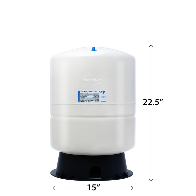 iSpring T11M 11 Gallon Pre-Pressurized Water Storage Reverse Osmosis Systems