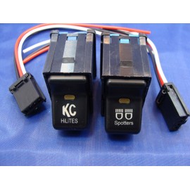 GCD Fits The Jeep TJ Rocker Switch Pair - KC Lights/Spotters Light Switches 1997-2006