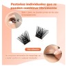Extensiones Pestanas Autoadhesivas Naturales Mix 10-16mm Diy