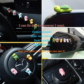 ANWoRLeT 6 Cute car Interior Decorations for car Mirrors, car Dashboard, car Center Console, Wherever You Want to Stick, Fun Gift