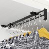 Aresvrgo Extendable Clothes Rail, Adjustable Clothes Rail Cupboard, Telescopic Clothes