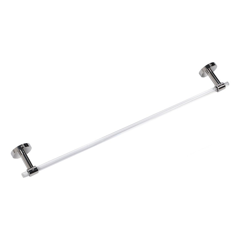 Towel Holder Rod Minimalist Light Luxury Acrylic Wall Mounted Towel