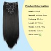 CAISHA Xxl 20" 8 PieCES Set Clip In Extensions Hair