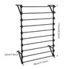 FXEIPOL Wall Mounted Scarf Display Rack 10 Layer Wall Wrapping