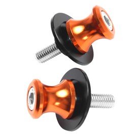 Motorcycle Slider Fall Protection Racing Adapter Bobbins Stand Mount Motorcycle Repair Stand Motorcycle Rear Stand Motorcycle CNC Aluminium Alloy Swing Arm Spool Sliders Stand Swing Arm Bobbins