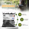 Black #82 Extra Wide Large Premium Outdoor Rubberbands, Made in