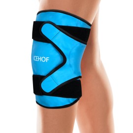 ICEHOF Knee Cooling Cuff – Universal Use – Cooling Pad Knee – Cooling Pad Knee Support for Knee Pain – Cooling Pads Cooling Pack Large Cooling Pack Knee Cooling Bandage Knee