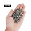 SUPERFINDINGS about 220Pcs Stainless Steel M3 Square Nuts Square Thin