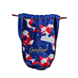Crown Royal New Crown Royal Limited Military Camouflage Bag & Box Fathers Day Red White Blue