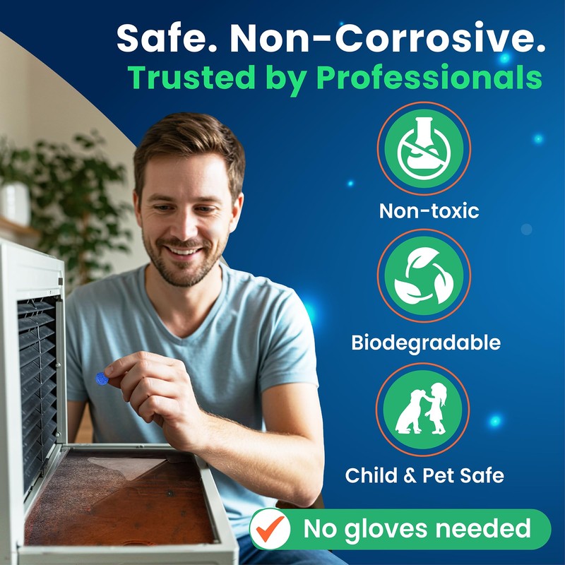 AC Pan Tablets, Commercial-Grade, Gel Lock Tech: Long Lasting, Moisture