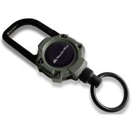 WanderWise Reel Keychain, Equipped with Strong Magnets, Carabiner Included, Key Chain, Wire, Outdoor, Key Reel, Reel Strap, Metal, Durable, Stretchable, Fishing, Fishing Accessories, Jigs, Tools,