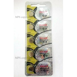 5 FRESH Maxell 373 SR916SW SR68 SR916 Silver Oxide Watch Battery BRAND NEW